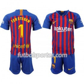 Camisetas FC Barcelona Ter Stegen 1 Niño Primera Equipacion 2018/2019